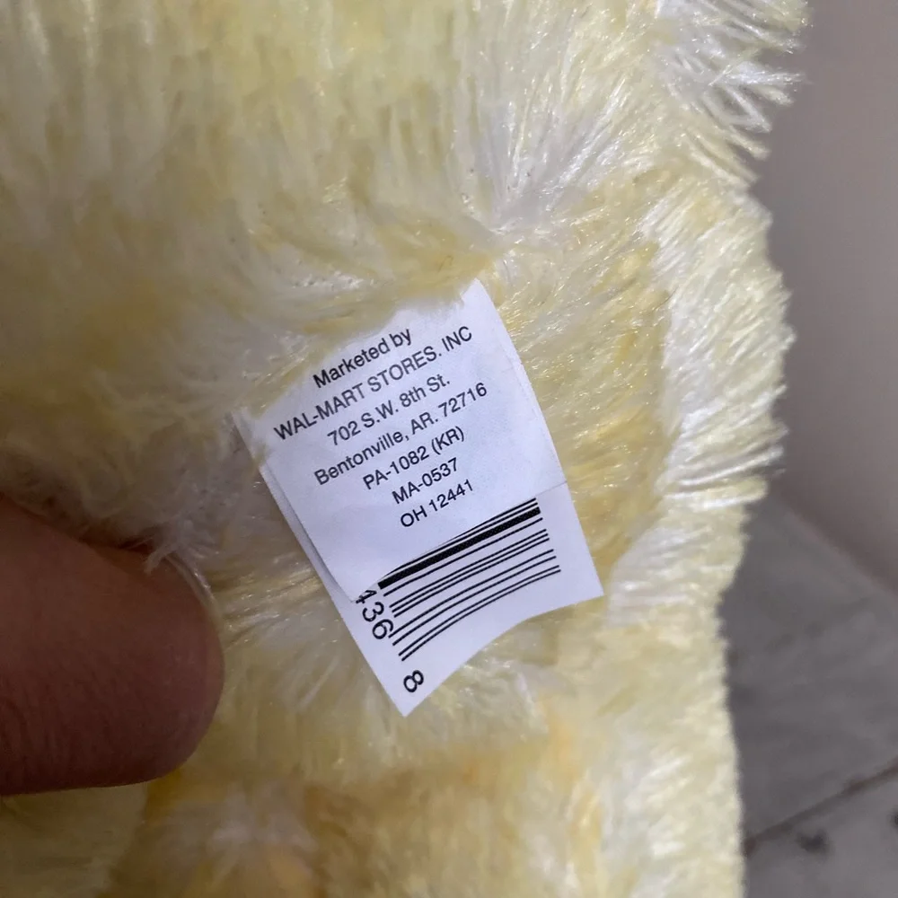 10” Walmart Yellow Dog Plush Easter - Picture 4 of 5